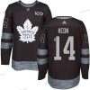 Adidas Toronto Maple Leafs #14 Dave Keon Musta 100th Vuosipäivä Ommeltu NHL 2017 Jääkiekko Paita – Miesten