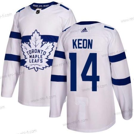 Adidas Toronto Maple Leafs #14 Dave Keon Valkoinen Aito 2018 Stadium Series Ommeltu NHL Paita – Miesten