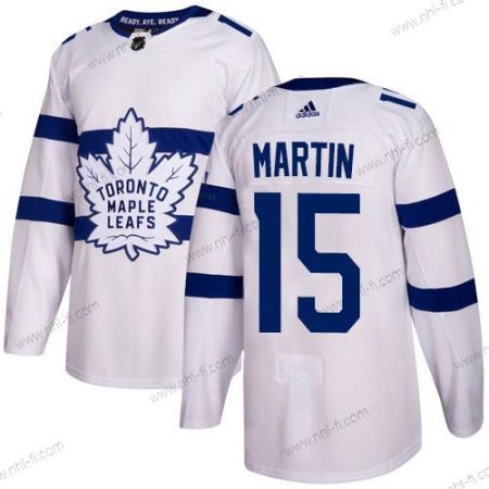 Adidas Toronto Maple Leafs #15 Matt Martin Valkoinen Aito 2018 Stadium Series Ommeltu NHL Paita – Miesten