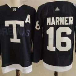 Adidas Toronto Maple Leafs 16 Mitchell Marner Laivastonsininen 2022 NHL Heritage Klassinen Paita – Miesten