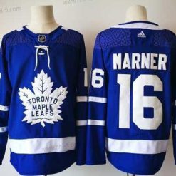 Adidas Toronto Maple Leafs #16 Mitchell Marner Royal Sininen Kotiottelu 2017-2018 Jääkiekko Ommeltu NHL Paita – Miesten