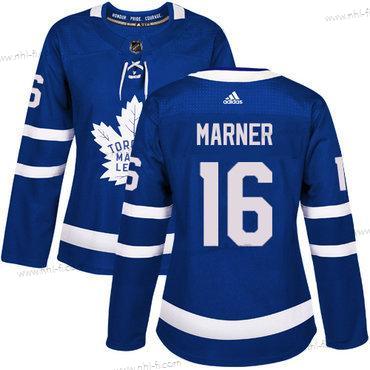 Adidas Toronto Maple Leafs #16 Mitchell Marner Sininen Kotiottelu Aito Ommeltu NHL Paita – Naisten