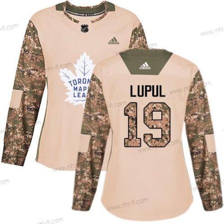 Adidas Toronto Maple Leafs #19 Joffrey Lupul Maastokuvio Aito 2017 Veterans Day Ommeltu NHL Paita – Naisten