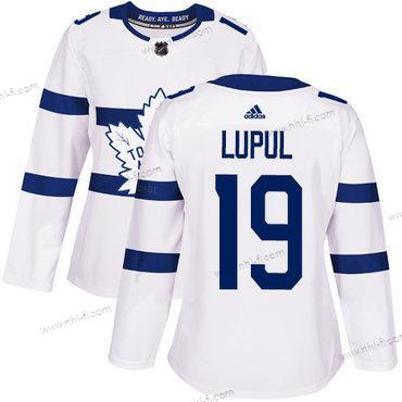 Adidas Toronto Maple Leafs #19 Joffrey Lupul Valkoinen Aito 2018 Stadium Series Ommeltu NHL Paita – Naisten