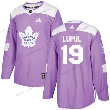 Adidas Toronto Maple Leafs #19 Joffrey Lupul Violetti Aito Taistelee syöpää vastaan Ommeltu NHL Paita – Miesten