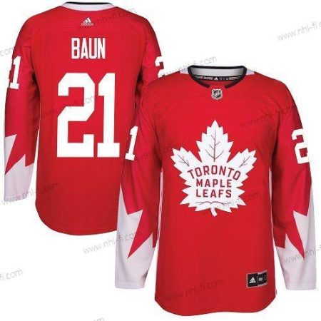 Adidas Toronto Maple Leafs #21 Bobby Baun Punainen Kanadan maajoukkue Aito Ommeltu NHL Paita – Miesten