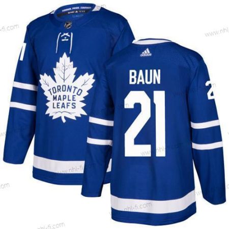 Adidas Toronto Maple Leafs #21 Bobby Baun Sininen Kotiottelu Aito Ommeltu NHL Paita – Miesten