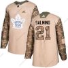 Adidas Toronto Maple Leafs #21 Borje Salming Maastokuvio Aito 2017 Veterans Day Ommeltu NHL Paita – Miesten