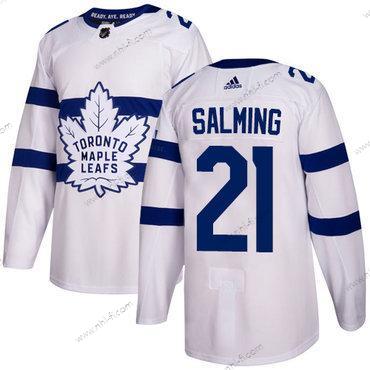 Adidas Toronto Maple Leafs #21 Borje Salming Valkoinen Aito 2018 Stadium Series Ommeltu NHL Paita – Miesten