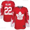 Adidas Toronto Maple Leafs #22 Tiger Williams Punainen Kanadan maajoukkue Aito Ommeltu NHL Paita – Miesten