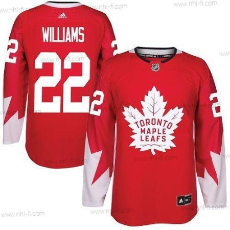 Adidas Toronto Maple Leafs #22 Tiger Williams Punainen Kanadan maajoukkue Aito Ommeltu NHL Paita – Miesten