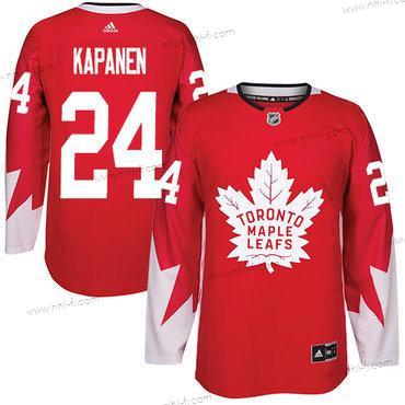 Adidas Toronto Maple Leafs #24 Kasperi Kapanen Punainen Kanadan maajoukkue Aito Ommeltu NHL Paita – Miesten