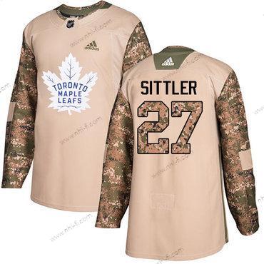 Adidas Toronto Maple Leafs #27 Darryl Sittler Maastokuvio Aito 2017 Veterans Day Ommeltu NHL Paita – Miesten