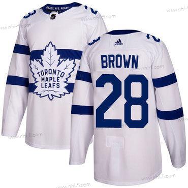 Adidas Toronto Maple Leafs #28 Connor Brown Valkoinen Aito 2018 Stadium Series Ommeltu NHL Paita – Miesten