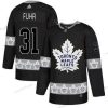 Adidas Toronto Maple Leafs #31 Grant Fuhr Musta Maajoukkue Logos Paita – Miesten