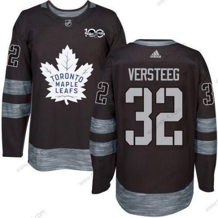 Adidas Toronto Maple Leafs #32 Kris Versteeg Musta 100th Vuosipäivä Ommeltu NHL 2017 Jääkiekko Paita – Miesten