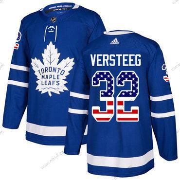 Adidas Toronto Maple Leafs #32 Kris Versteeg Sininen Kotiottelu Aito USA Flag Ommeltu NHL Paita – Miesten