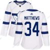 Adidas Toronto Maple Leafs #34 Auston Matthews Valkoinen Aito 2018 Stadium Series Ommeltu NHL Paita – Naisten