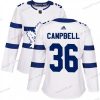 Adidas Toronto Maple Leafs #36 Jack Campbell Aito Valkoinen 2018 Stadium Series Paita – Naisten