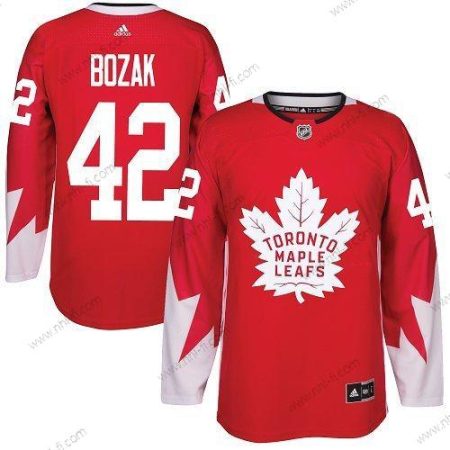 Adidas Toronto Maple Leafs #42 Tyler Bozak Punainen Kanadan maajoukkue Aito Ommeltu NHL Paita – Miesten