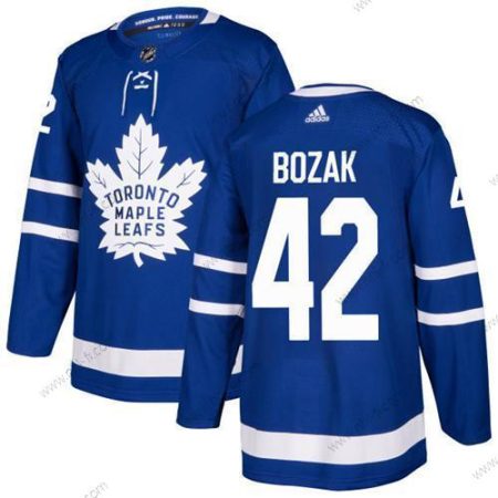 Adidas Toronto Maple Leafs #42 Tyler Bozak Sininen Kotiottelu Aito Ommeltu NHL Paita – Miesten