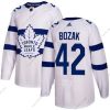 Adidas Toronto Maple Leafs #42 Tyler Bozak Valkoinen Aito 2018 Stadium Series Ommeltu NHL Paita – Miesten