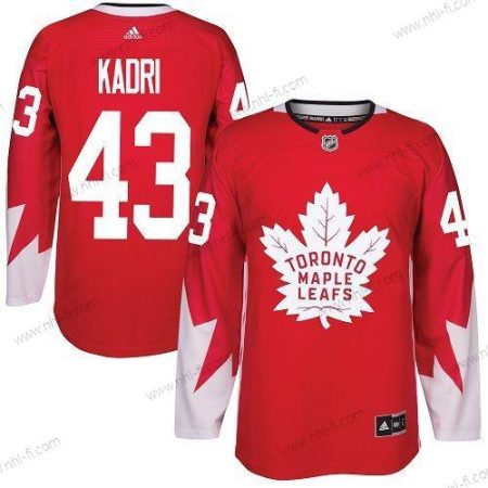 Adidas Toronto Maple Leafs #43 Nazem Kadri Punainen Kanadan maajoukkue Aito Ommeltu NHL Paita – Miesten