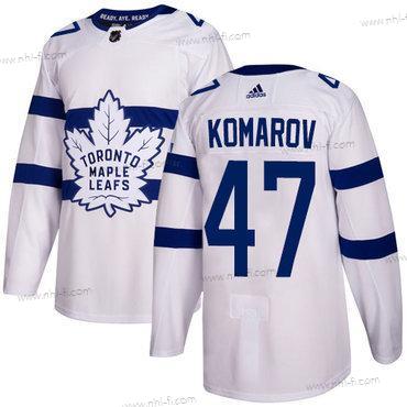 Adidas Toronto Maple Leafs #47 Leo Komarov Valkoinen Aito 2018 Stadium Series Ommeltu NHL Paita – Miesten