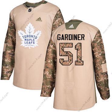 Adidas Toronto Maple Leafs #51 Jake Gardiner Maastokuvio Aito 2017 Veterans Day Ommeltu NHL Paita – Miesten