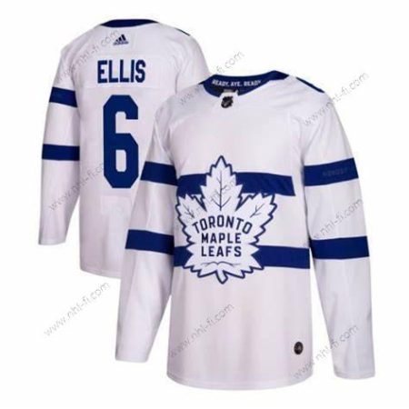 Adidas Toronto Maple Leafs #6 Ron Ellis Valkoinen Ommeltu NHL Paita – Miesten