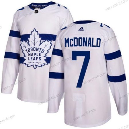 Adidas Toronto Maple Leafs #7 Lanny Mcdonald Valkoinen Aito 2018 Stadium Series Ommeltu NHL Paita – Miesten