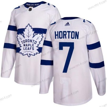 Adidas Toronto Maple Leafs #7 Tim Horton Valkoinen Aito 2018 Stadium Series Ommeltu NHL Paita – Miesten