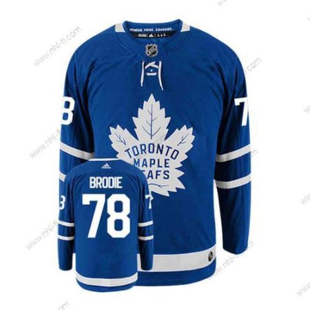 Adidas Toronto Maple Leafs #78 Tj Brodie Royal Sininen Ommeltu NHL Paita – Miesten