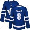 Adidas Toronto Maple Leafs #8 Jake Muzzin Sininen Aito Kotiottelu Paita – Naisten