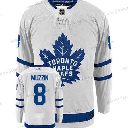 Adidas Toronto Maple Leafs #8 Jake Muzzin Valkoinen Kolmas Aito Paita – Miesten