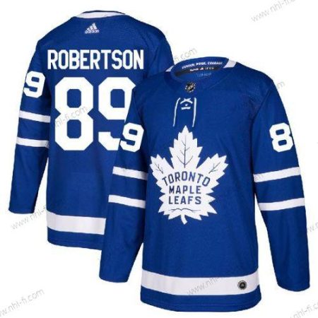 Adidas Toronto Maple Leafs #89 Nicholas Robertson Royal Sininen Ommeltu NHL Paita – Miesten