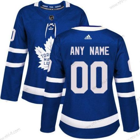 Adidas Toronto Maple Leafs Räätälöidyt Aito Royal Sininen Kotiottelu NHL Paita – Naisten