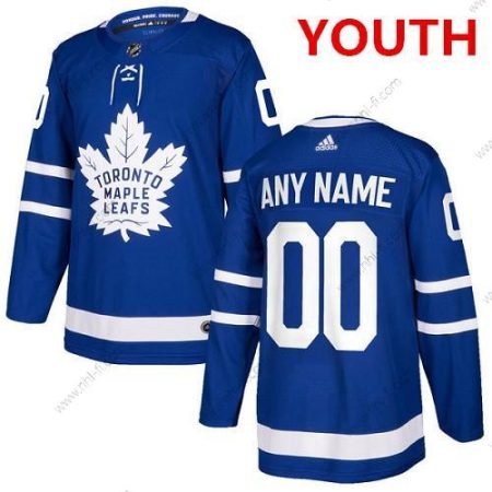 Adidas Toronto Maple Leafs Räätälöidyt Aito Royal Sininen Kotiottelu NHL Paita