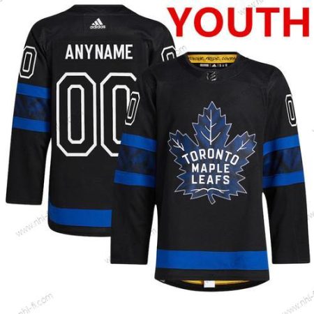 Adidas Toronto Maple Leafs Räätälöidyt x Drew House Musta Aito Vaihtopaita NHL Paita