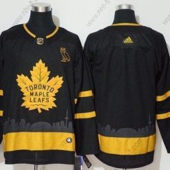 Adidas Toronto Maple Leafs Tyhjä Musta Kulta Paita – Miesten