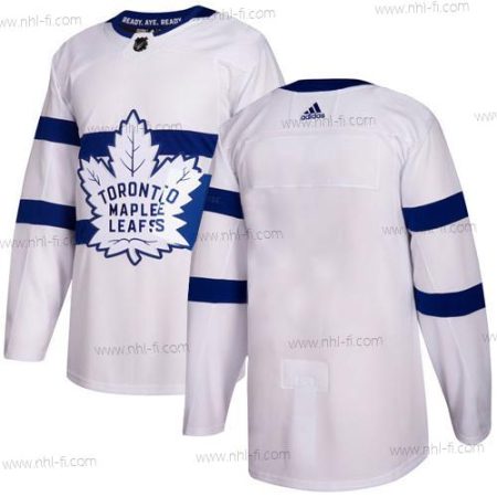 Adidas Toronto Maple Leafs Tyhjä Valkoinen Aito 2018 Stadium Series Ommeltu NHL Paita – Miesten