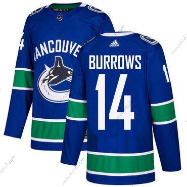 Adidas Vancouver Canucks #14 Alex Burrows Sininen Kotiottelu Aito Ommeltu NHL Paita – Miesten