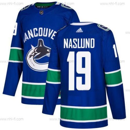 Adidas Vancouver Canucks #19 Markus Naslund Sininen Kotiottelu Aito Ommeltu NHL Paita – Miesten