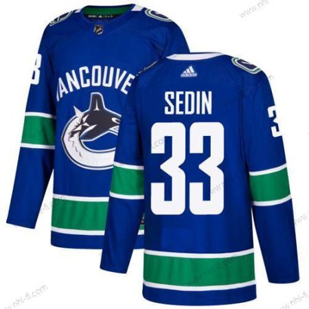 Adidas Vancouver Canucks #33 Henrik Sedin Sininen Kotiottelu Aito Ommeltu NHL Paita – Miesten