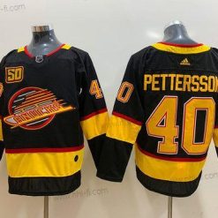 Adidas Vancouver Canucks 40 Elias Pettersson Musta 50Th Season Paita – Miesten