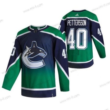 Adidas Vancouver Canucks #40 Elias Pettersson Vihreä 2020-21 Käänteinen Retro Vaihtopaita NHL Paita – Miesten