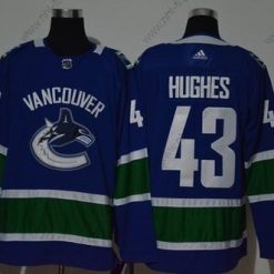 Adidas Vancouver Canucks #43 Quinn Hughes Sininen Ommeltu NHL Paita – Miesten