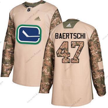 Adidas Vancouver Canucks #47 Sven Baertschi Maastokuvio Aito 2017 Veterans Day Ommeltu NHL Paita – Miesten