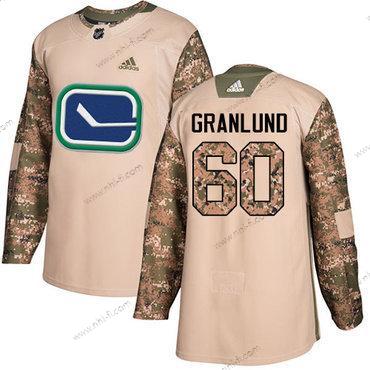 Adidas Vancouver Canucks #60 Markus Granlund Maastokuvio Aito 2017 Veterans Day Ommeltu NHL Paita – Miesten