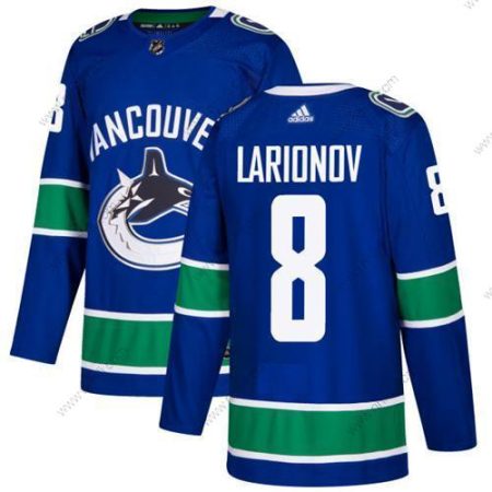 Adidas Vancouver Canucks #8 Igor Larionov Sininen Kotiottelu Aito Ommeltu NHL Paita – Miesten